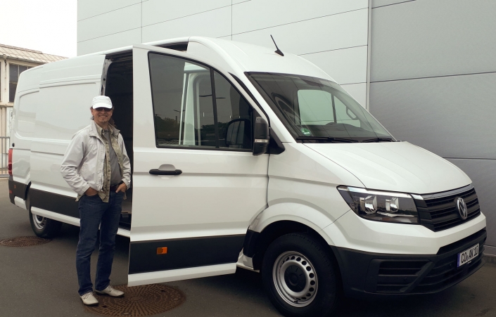 VW Crafter Abholung